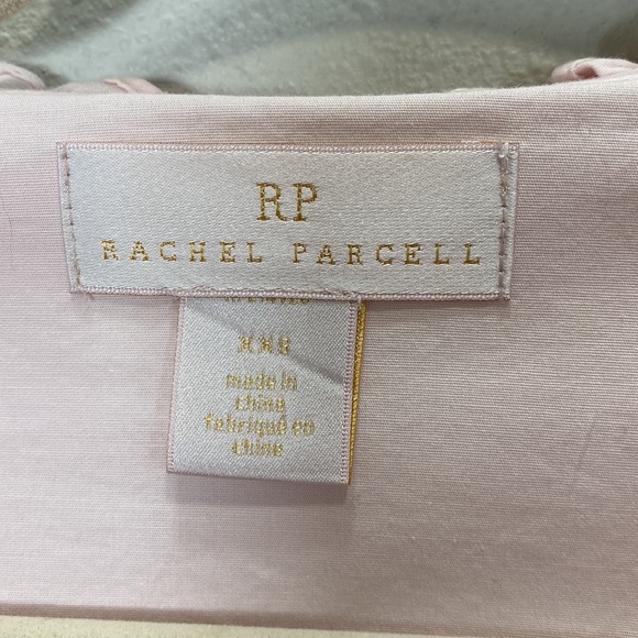 Rachel Parcell pink ruffle wrap blouse cotton - Picture 3 of 7